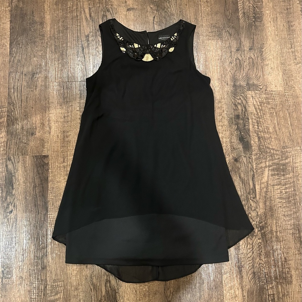 Connected Apparel Black Sleeveless Dress